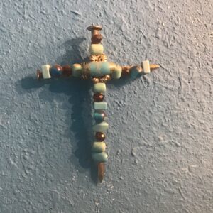 Nail Cross Wall Hanging