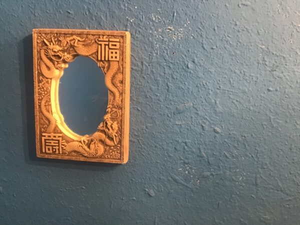 Dragon and Chinese Symbol Mirror - Image 3