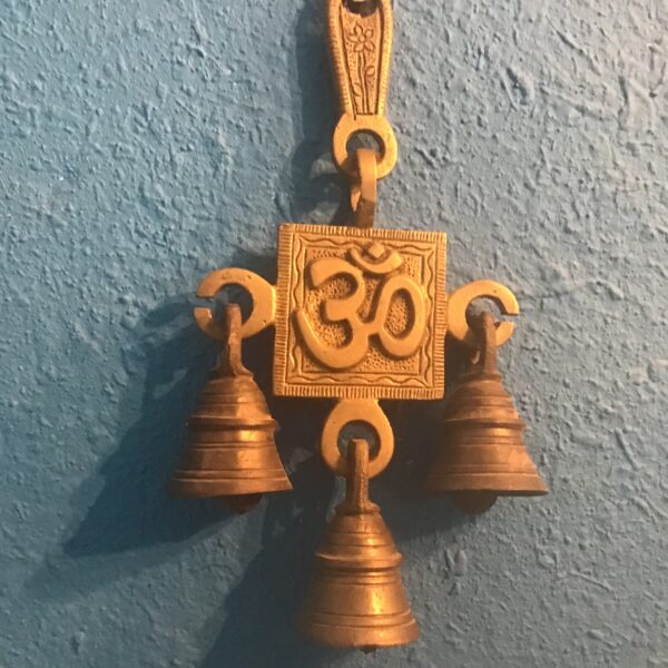 Om Symbol and Bell Wall Hanging