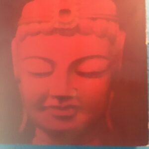 Red Buddha Face Picture