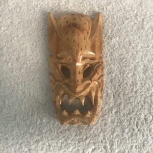 Small Tan Wall Mask