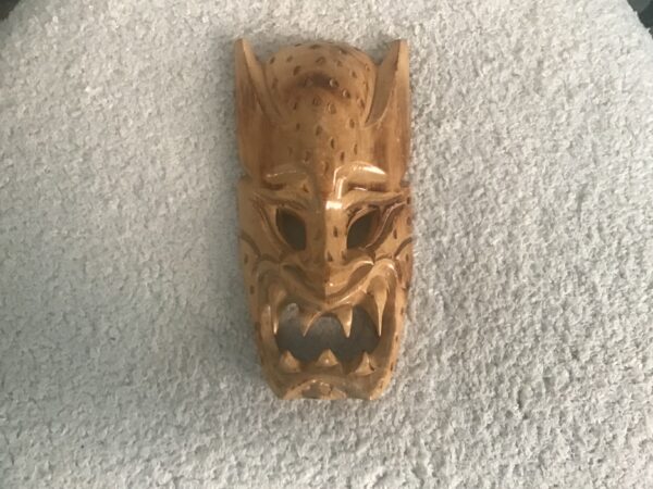 Small Tan Wall Mask