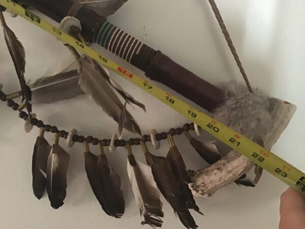 Native American Peace Pipe Wall Hanging - Image 3